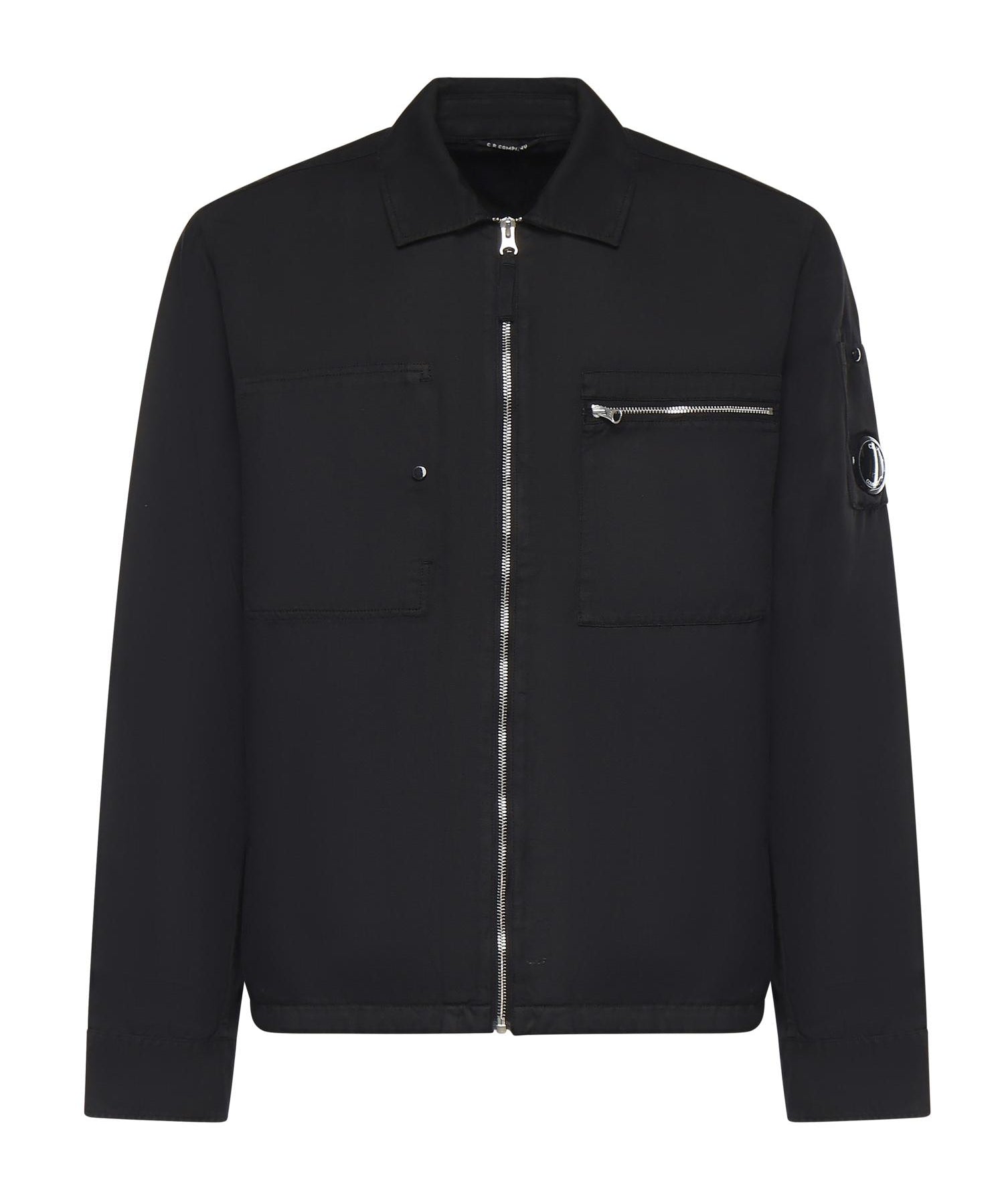 Overshirt in cotone e lino 20CMOS226A 110626G999 C.P. COMPANY 