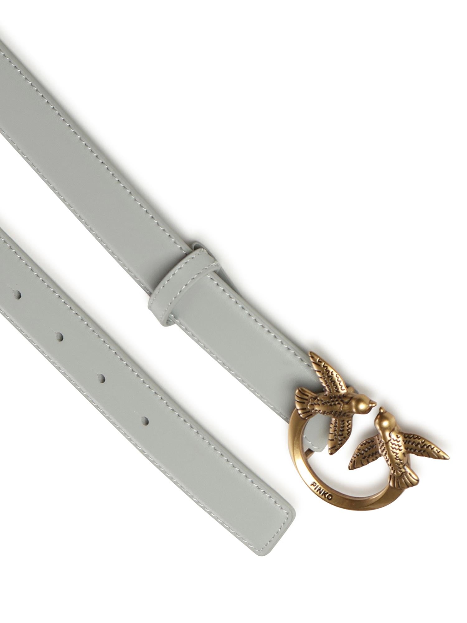 Cintura Love Birds in pelle 100125 A0F1K32Q PINKO 