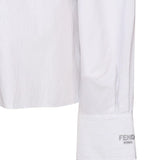 Camicia in cotone con vita accostata FS8204 AWZXF0ZNM FENDI 