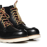 Stivali stringati Shark in pelle SHARK VITELLOBLACK GIULIANO GALIANO 