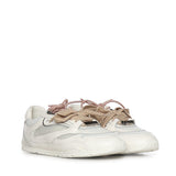 Sneakers con lacci doppi, cristallo e charm SS0185 P132Z1B PINKO 