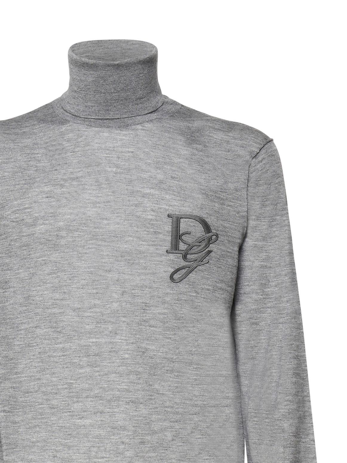 Maglia in lana vergine a collo alto GXW05Z JAWXRN0038 DOLCE & GABBANA 