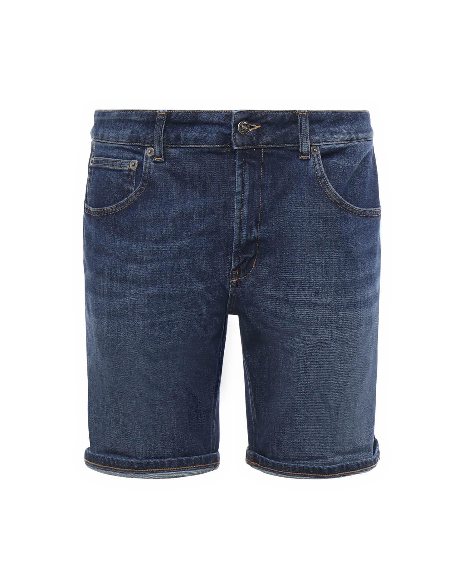 Bermuda Derick in denim stretch UP454 DSE340UIM6800 DONDUP 