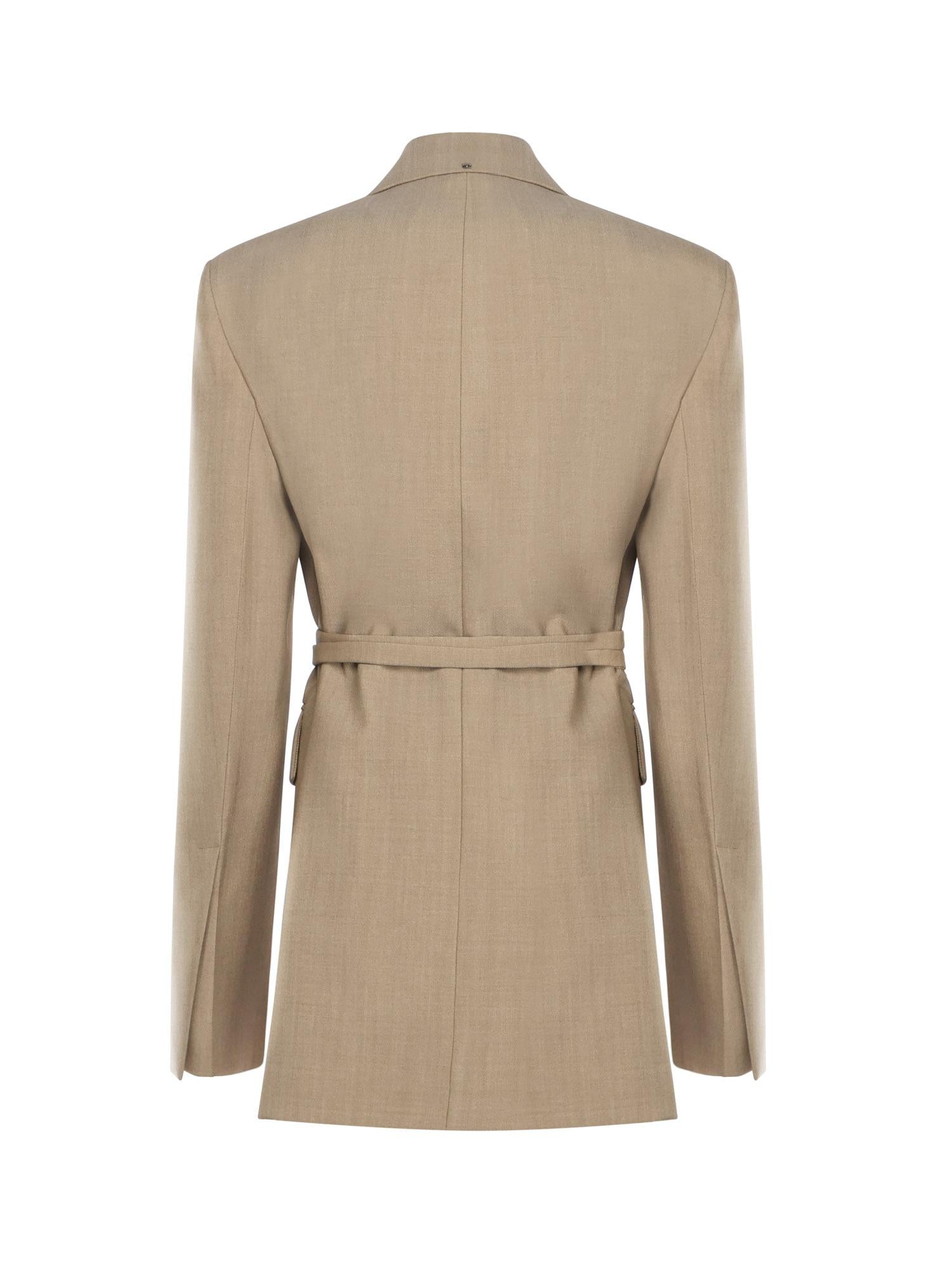 Blazer lungo doppiopetto in lana 2522046051600 001 SPORTMAX 