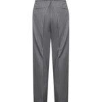 Pantaloni in misto lana con pinces PT005V2 GRY BONSAI 