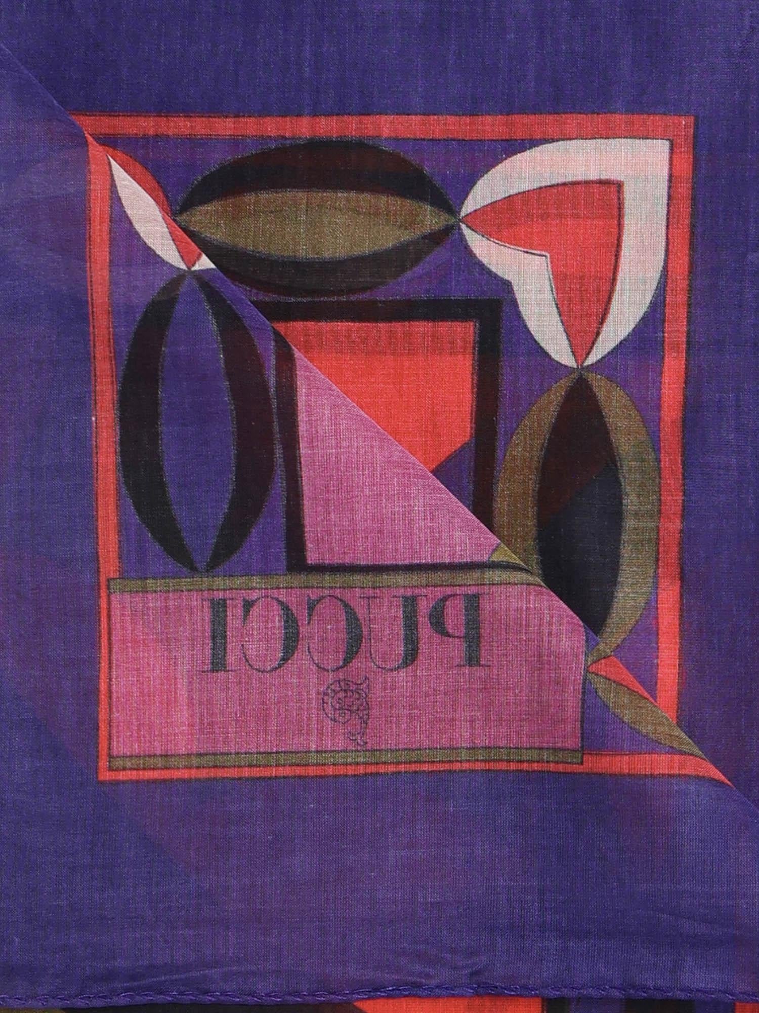 Pareo con stampa in cotone 5UPD05 5U974028 PUCCI 