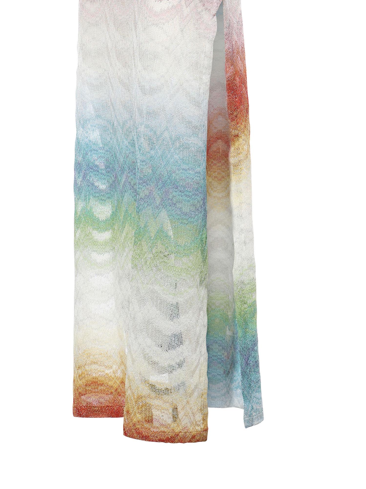 Abito copricostume lungo in viscosa lamé MC26SQ02 BR014HSM9X1 MISSONI 