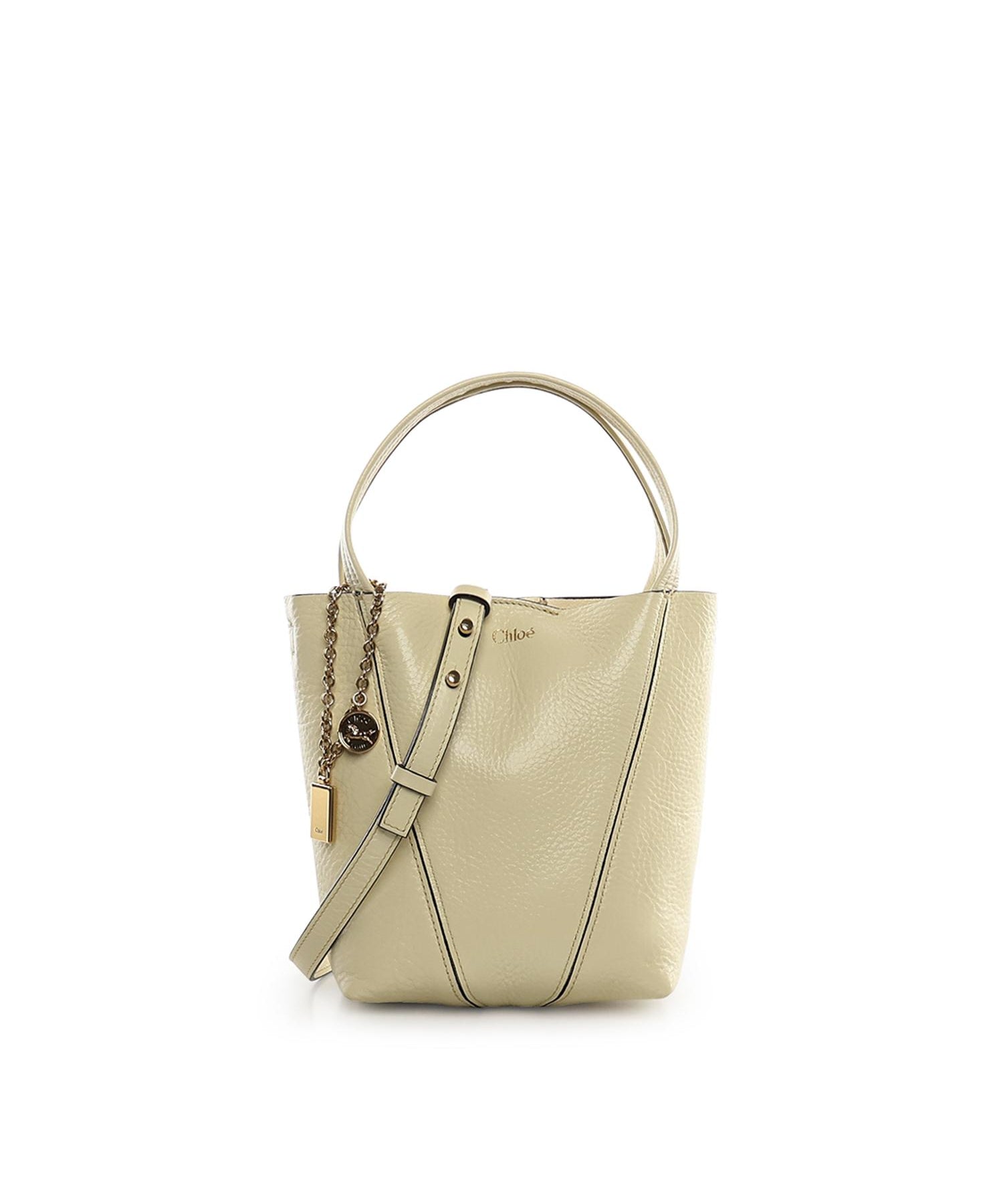 Tote bag piccola Chloé Spin in pelle CH25SS812N84 755 CHLOÉ 