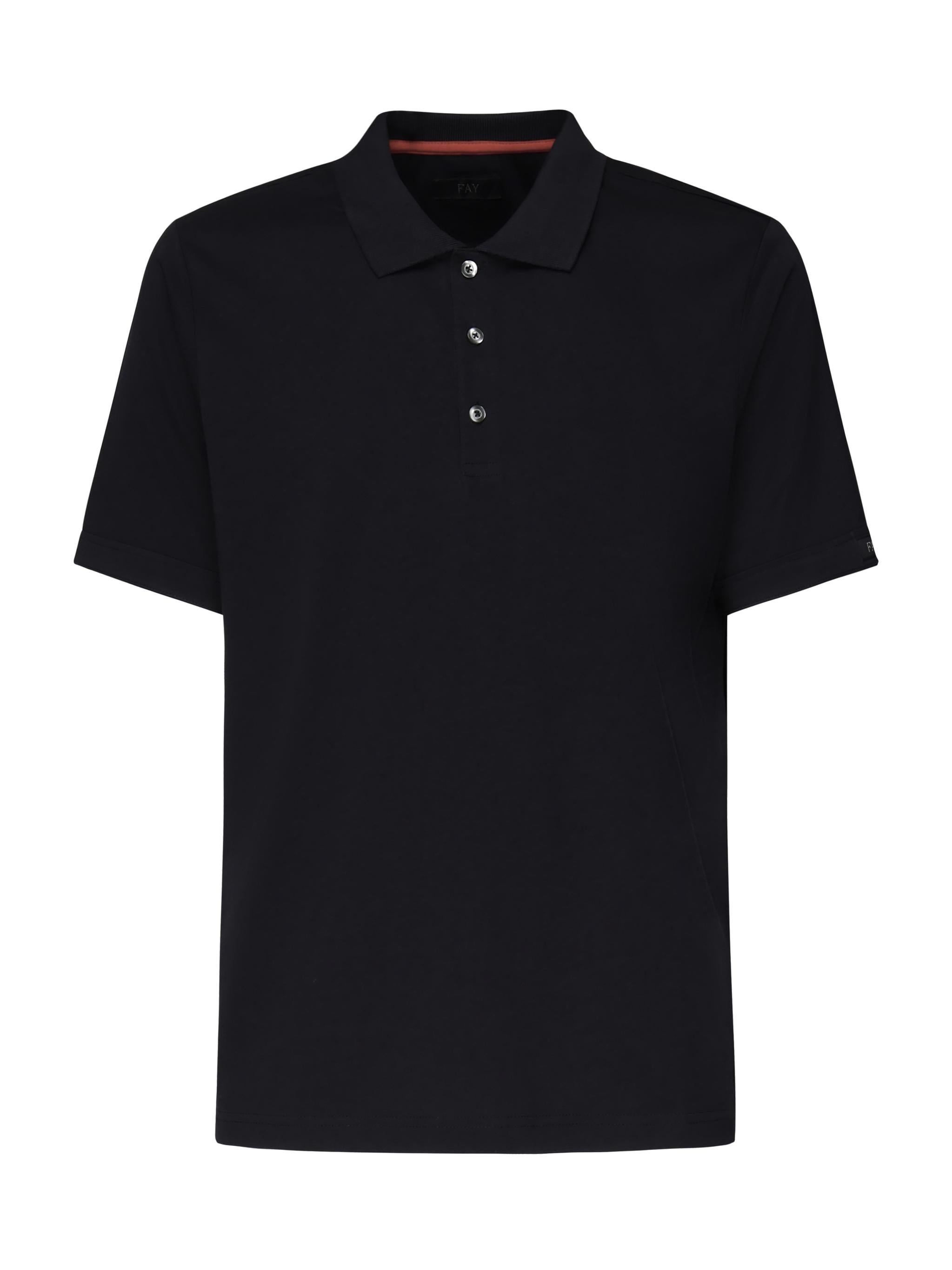 Polo in cotone con logo NPMB2501340UCX U806 FAY 
