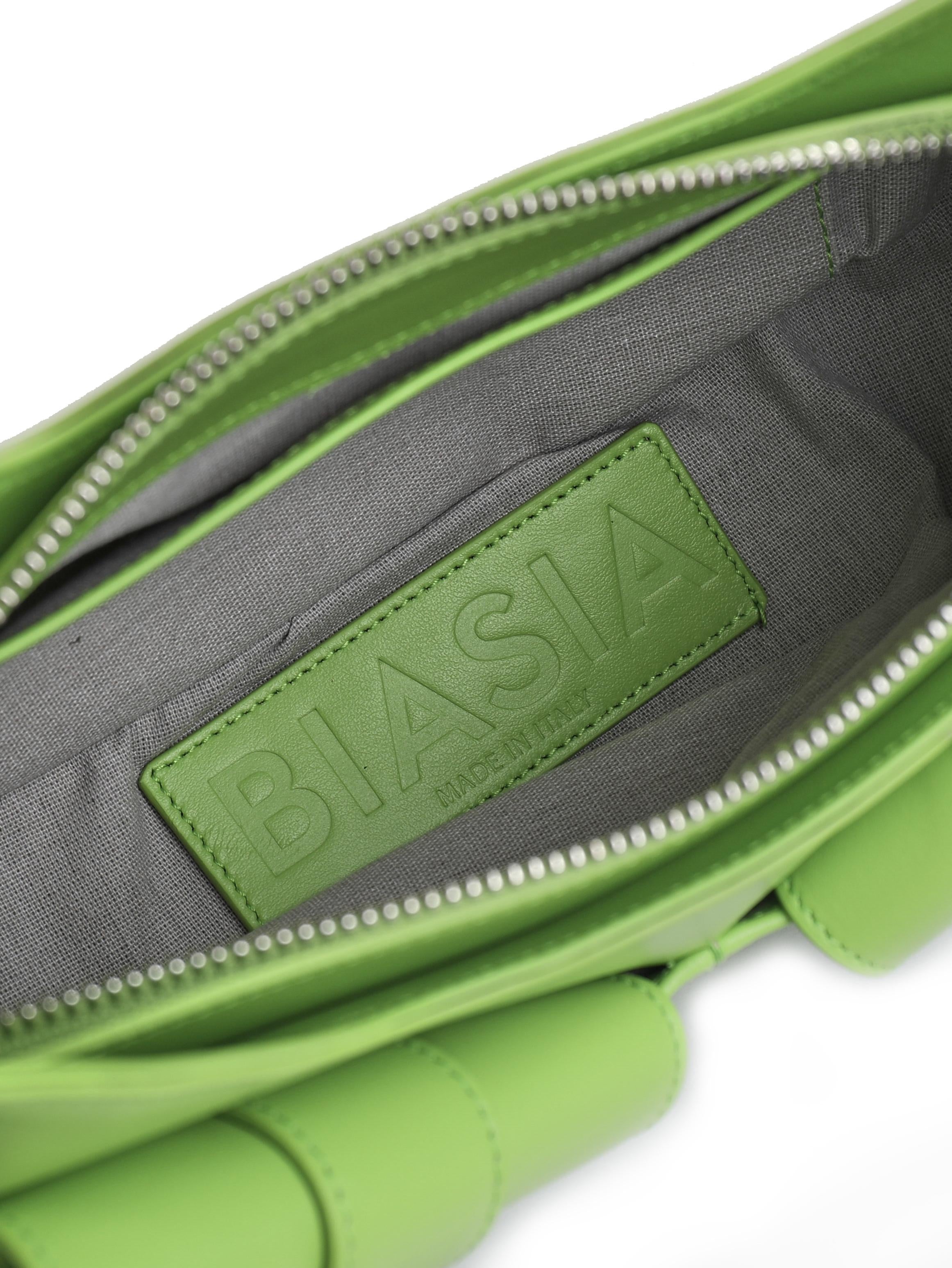Borsa a spalla Y2K.001 FBBP70001 -VERDE/NIKEL BIASIA 