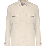 Overshirt in lyocell e lino M75GIAK08TES0M116 02 ELEVENTY 
