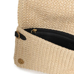 Pochette a tracolla Love Bag Click Soft Horizontal Mini in rafia 106023 A391C24Q PINKO 