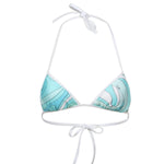 Bikini a triangolo con stampa marmo 5UMX71 5U775067 PUCCI 
