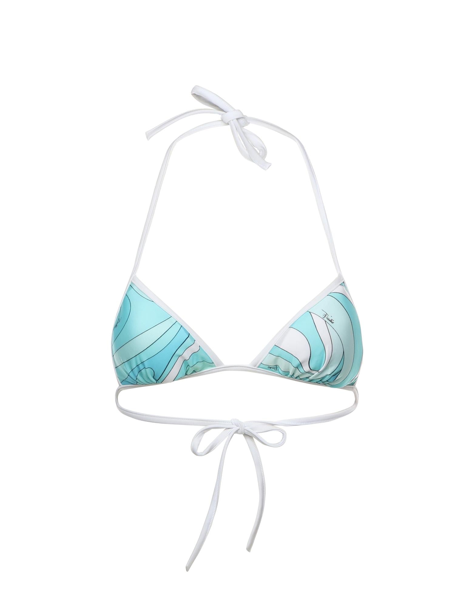 Bikini a triangolo con stampa marmo 5UMX71 5U775067 PUCCI 