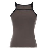 Canotta Contrast in cotone 126JDE149JS0203 B214 COURREGES 