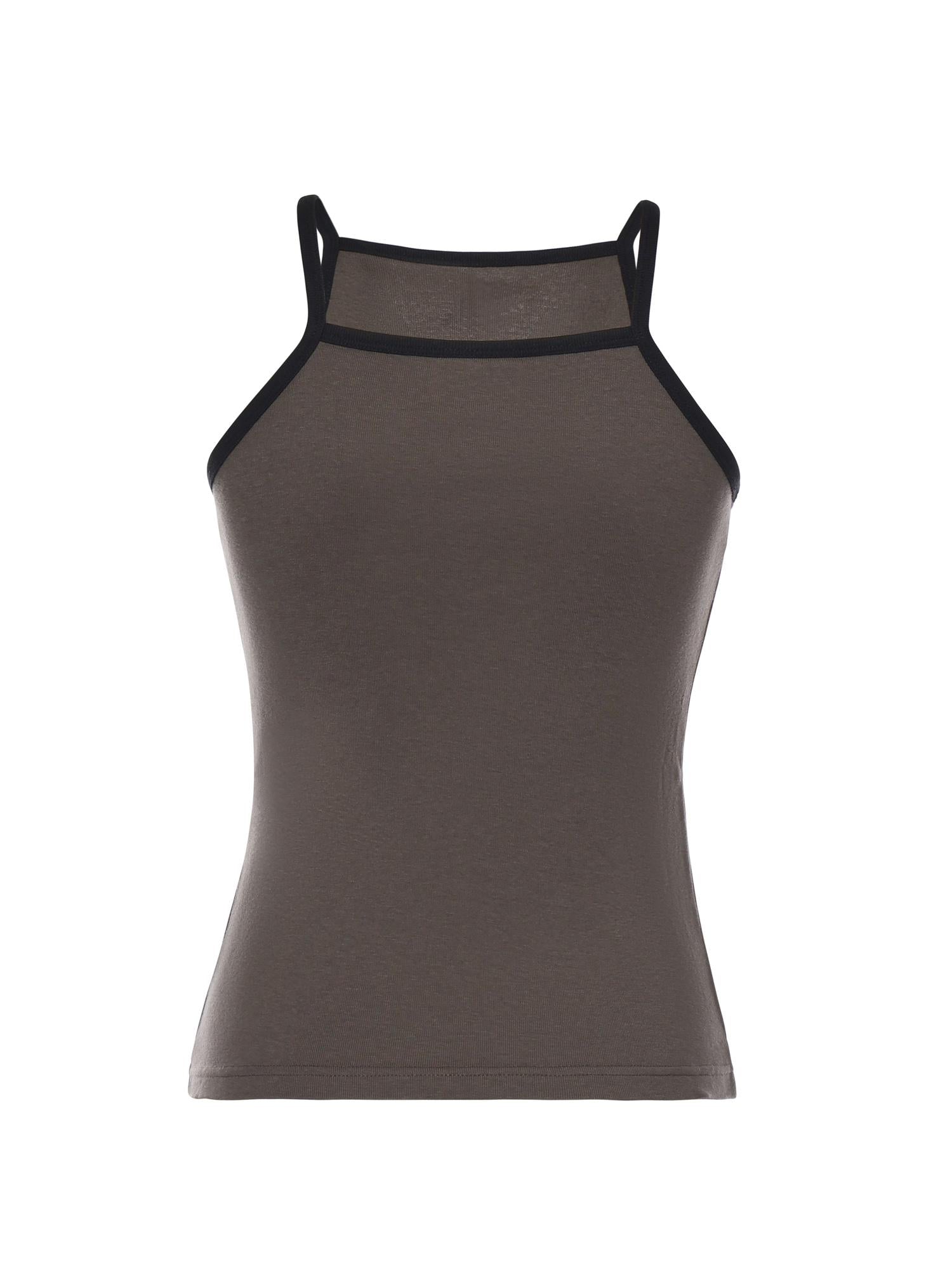 Canotta Contrast in cotone 126JDE149JS0203 B214 COURREGES 