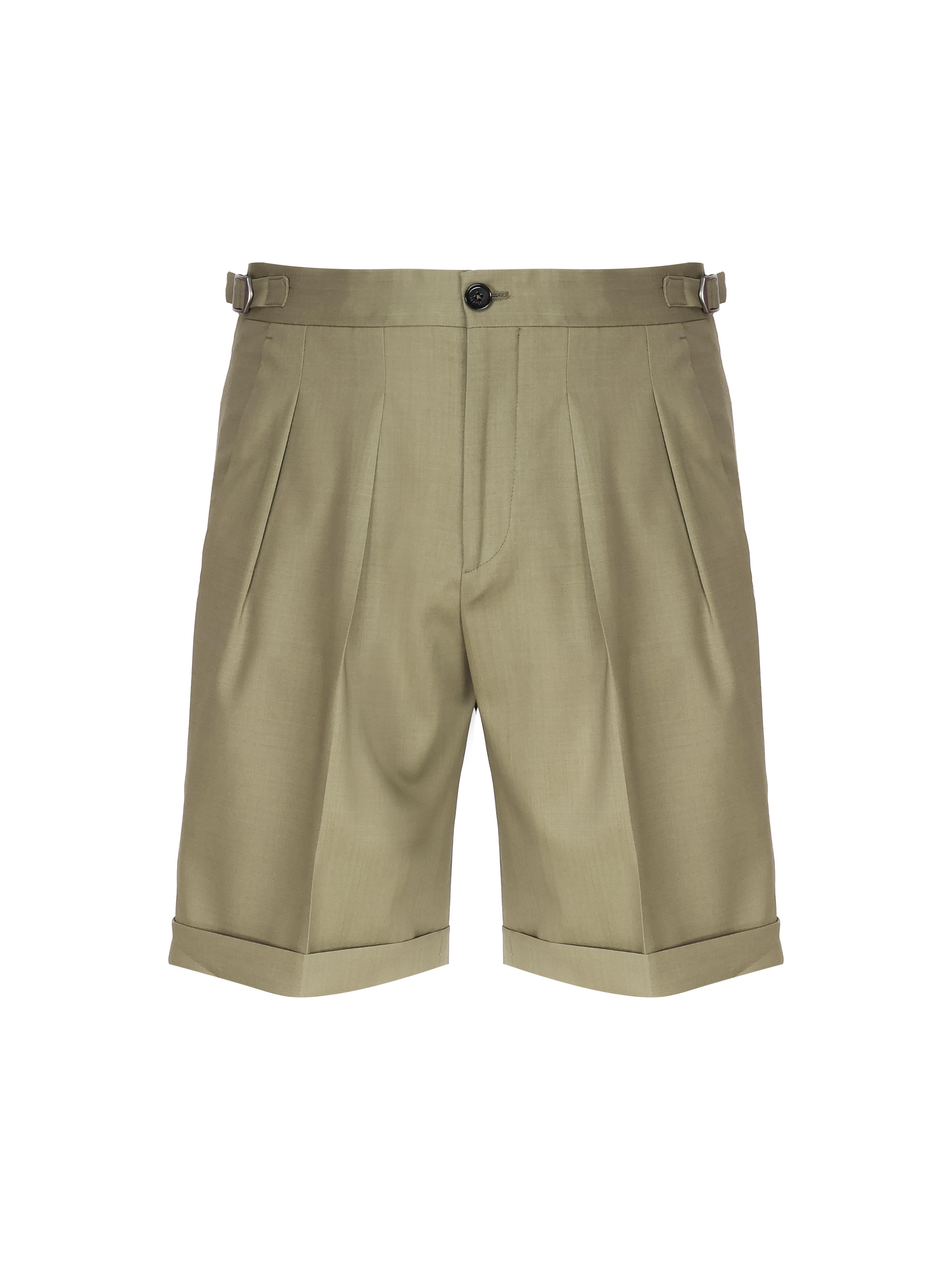 Shorts Denny in cotone DENNY 24S-FLTKAKI BEABLE 