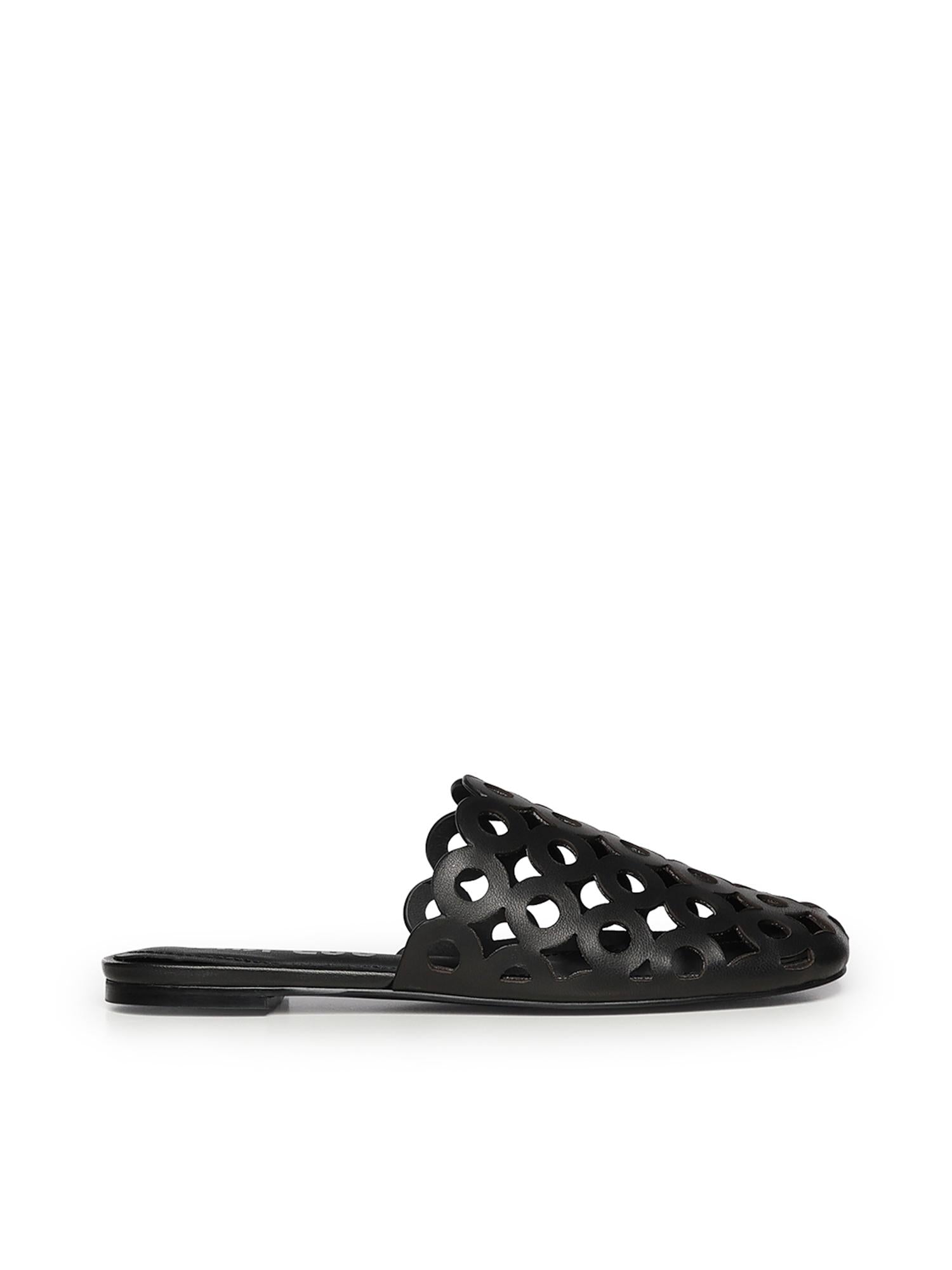 Mules Oribu in pelle 629Z10VK NEGRO BIBI LOU 