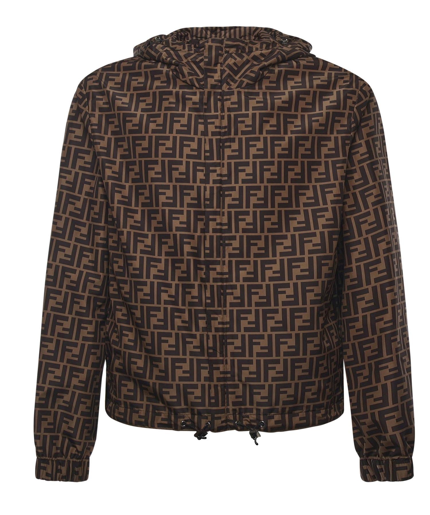 Giacca a vento reversibile in nylon FAA615 A79NF13IZ FENDI 