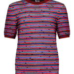 T-Shirt a righe in cotone 811528 V4WU04510 BOTTEGA VENETA 