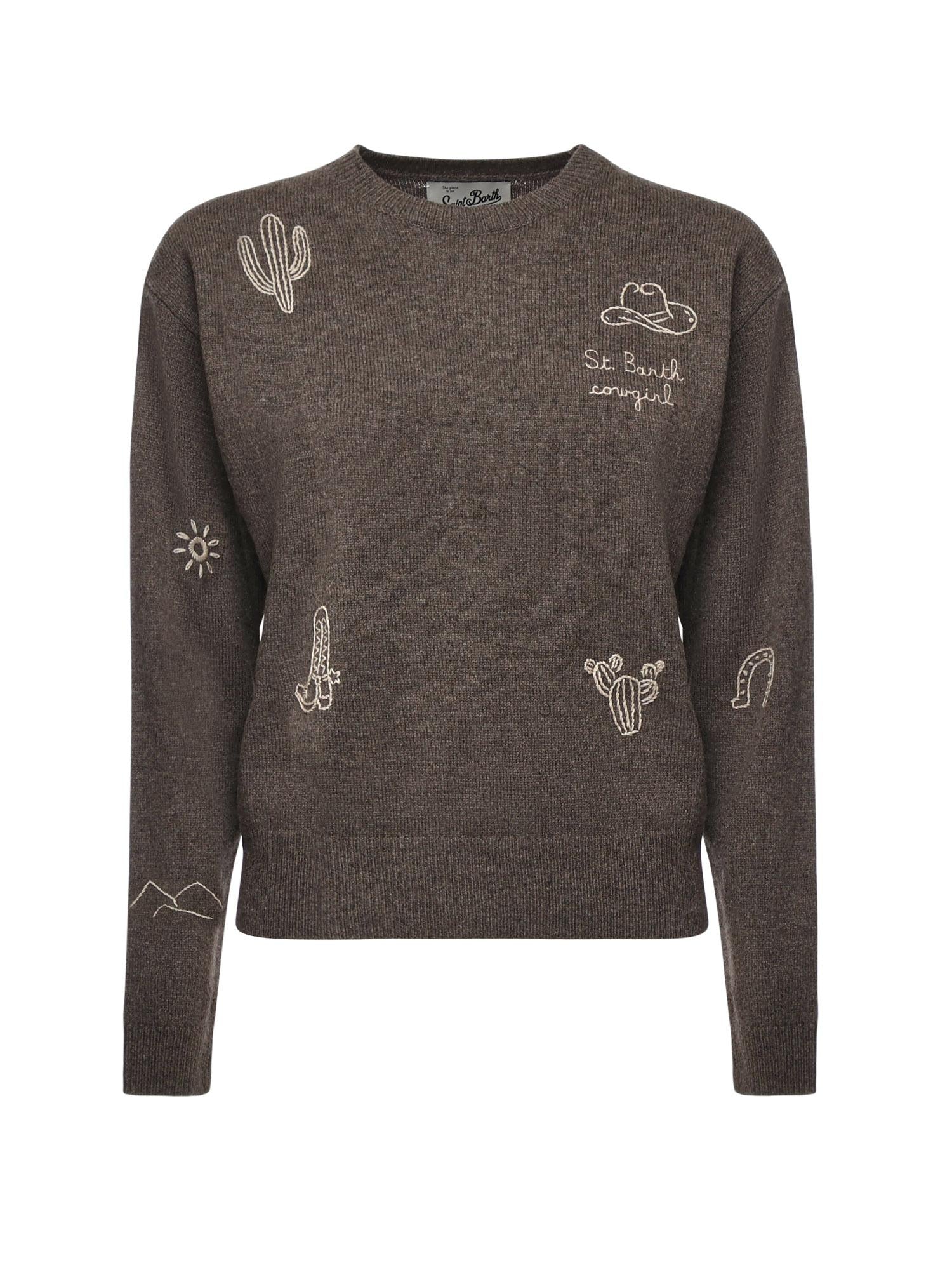 Maglione con logo LUOI008 02141I MC2 SAINT BARTH 