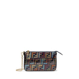 Pouch Baguette FF jacquard 8BS073 AW6QF1URO FENDI 