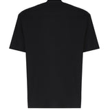 T-shirt Le Slogan Classique in cotone PERMTS202CO002 BL Drôle de Monsieur 