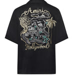 Camicia Hollywood in cotone AMSTCA1196 001 AMIRI 
