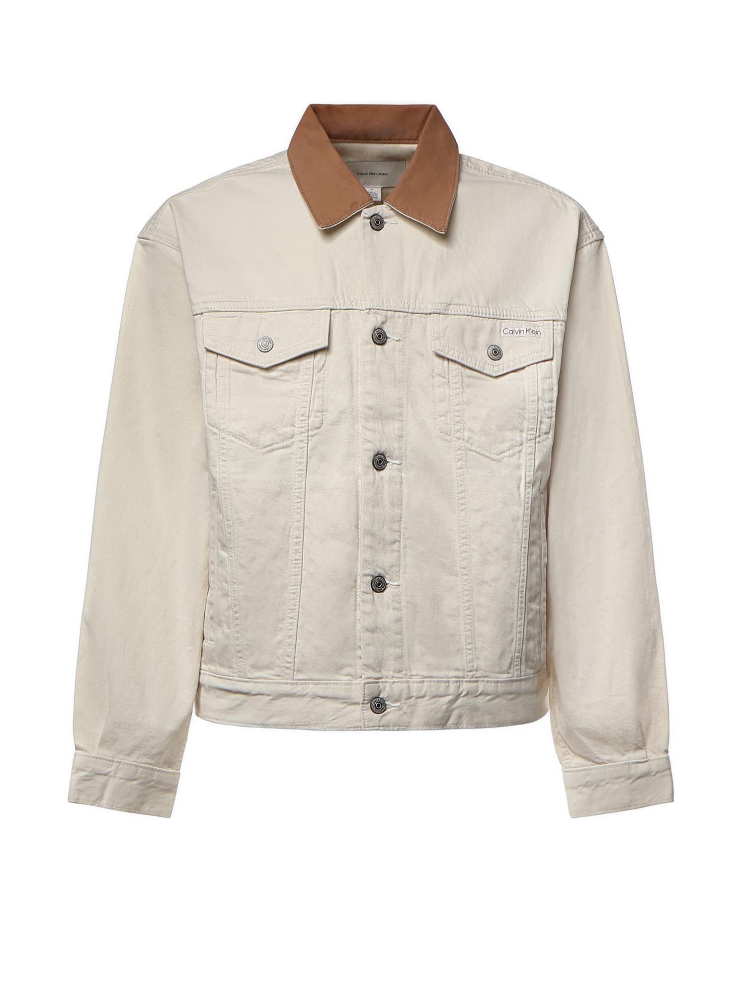 Giubbotto di jeans con colletto a contrasto '90 LV04RG906G X89 CALVIN KLEIN 