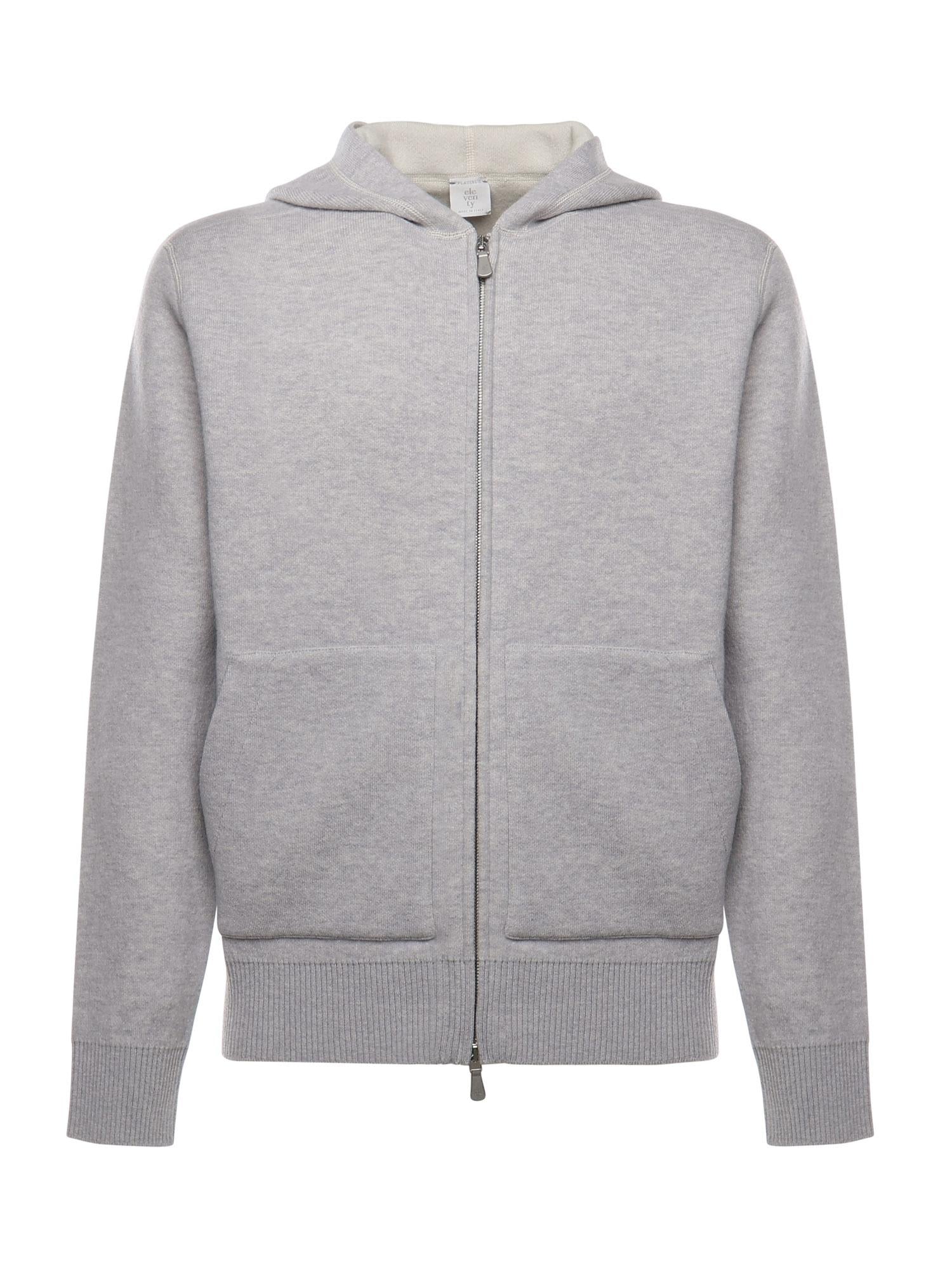 Felpa con zip in lana L76MAGL69MAG0L027 13-02 ELEVENTY 