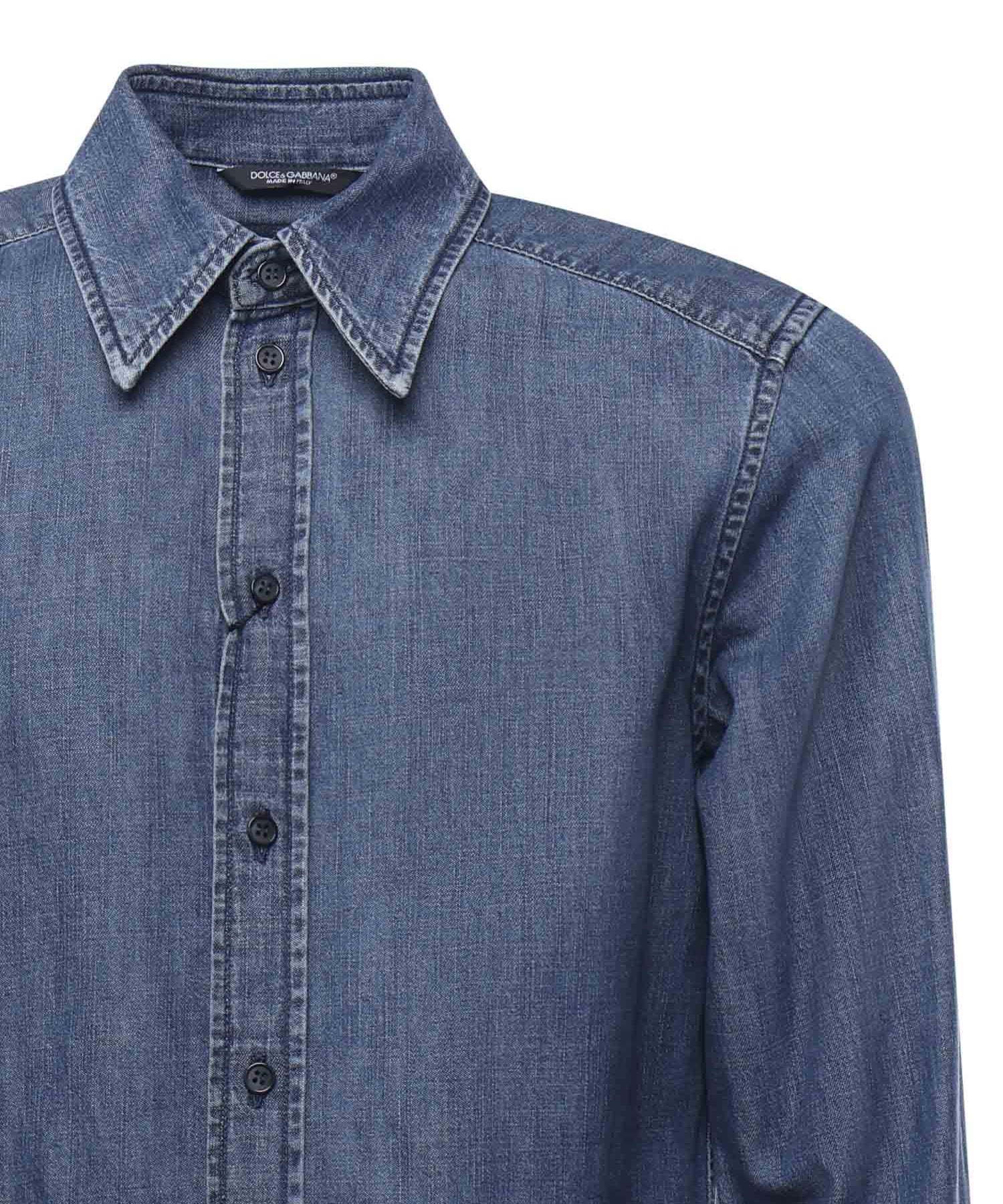 Camicia in denim G5IX8D G8LP1S9001 DOLCE & GABBANA 