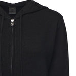 Cardigan con zip in lana e cashmere 105491 A2Q9Z99 PINKO 