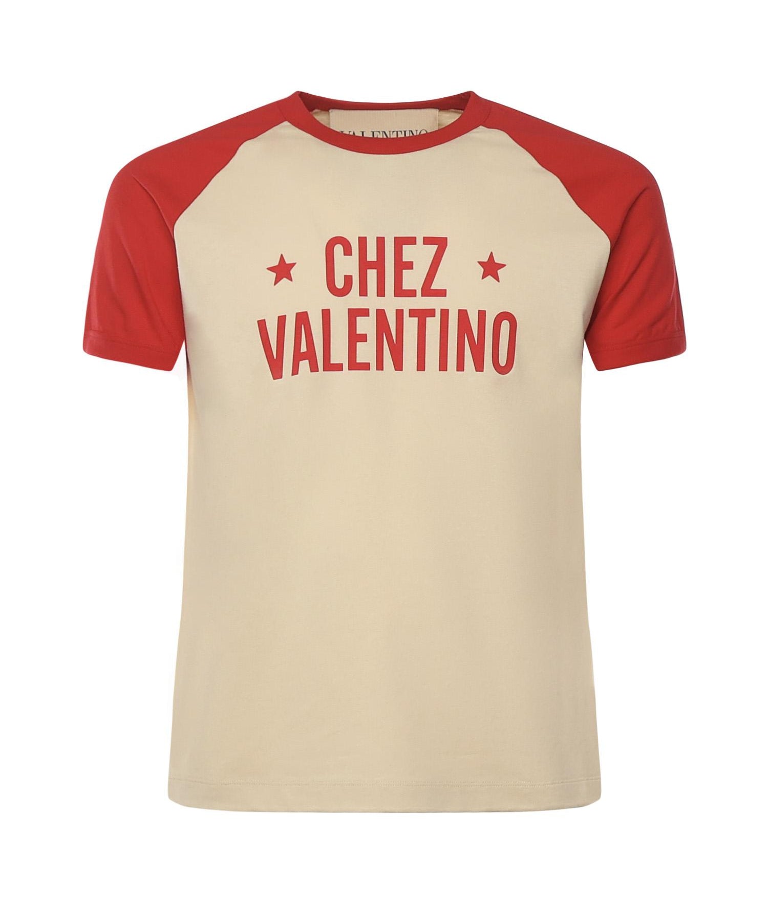 T-shirt con stampa Chez Valentino 7V3MG17D AYCCLB VALENTINO GARAVANI 