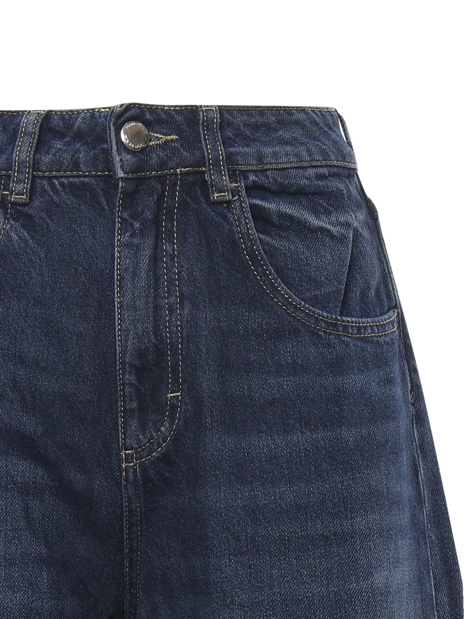 Jeans Poppy in cotone<BR/> POPPY ID8739 ICON DENIM 