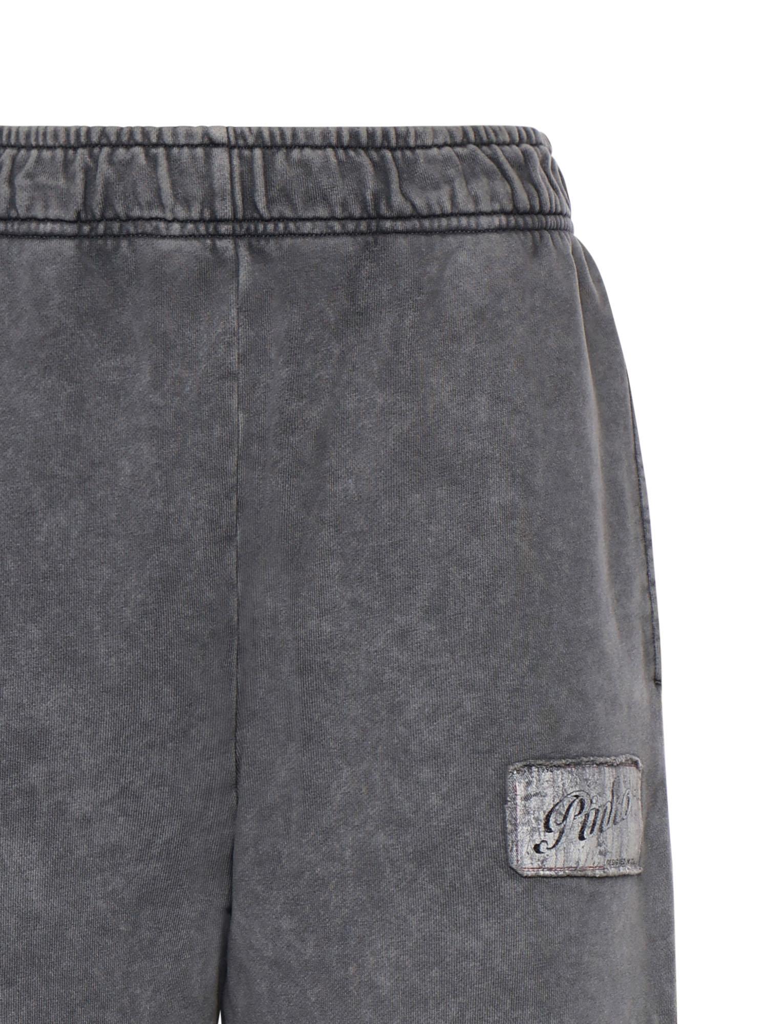 Pantaloni joggers in felpa con logo 105508 A33MK10 PINKO 