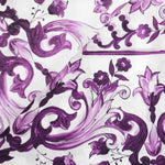 Foulard in twill di seta con stampa maiolica FN092R GDAOYHP3ON DOLCE & GABBANA 