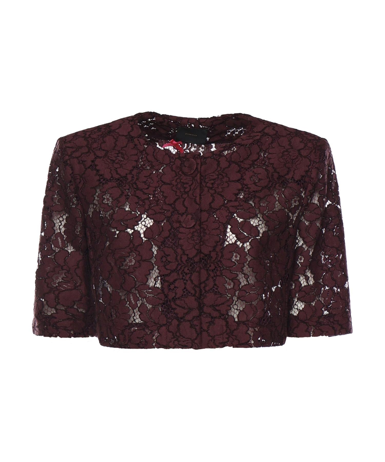 Giacca spencer in pizzo 106552 A330R57 PINKO 