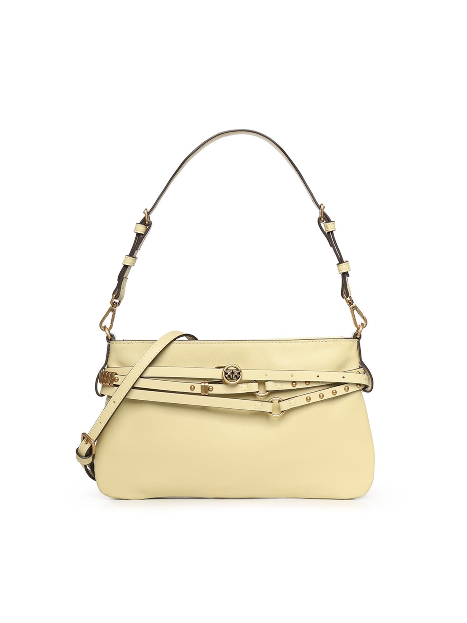 Borsa a spalla Belt Bag Mini in pelle 106177 A0QOC39Q PINKO 