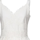 Abito midi in cotone con ricami F6C3QZ FGMFEW0111 DOLCE & GABBANA 