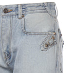 Jeans dritti City in denim di cotone 849953 TTW744200 BALENCIAGA 