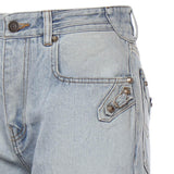 Jeans dritti City in denim di cotone 849953 TTW744200 BALENCIAGA 