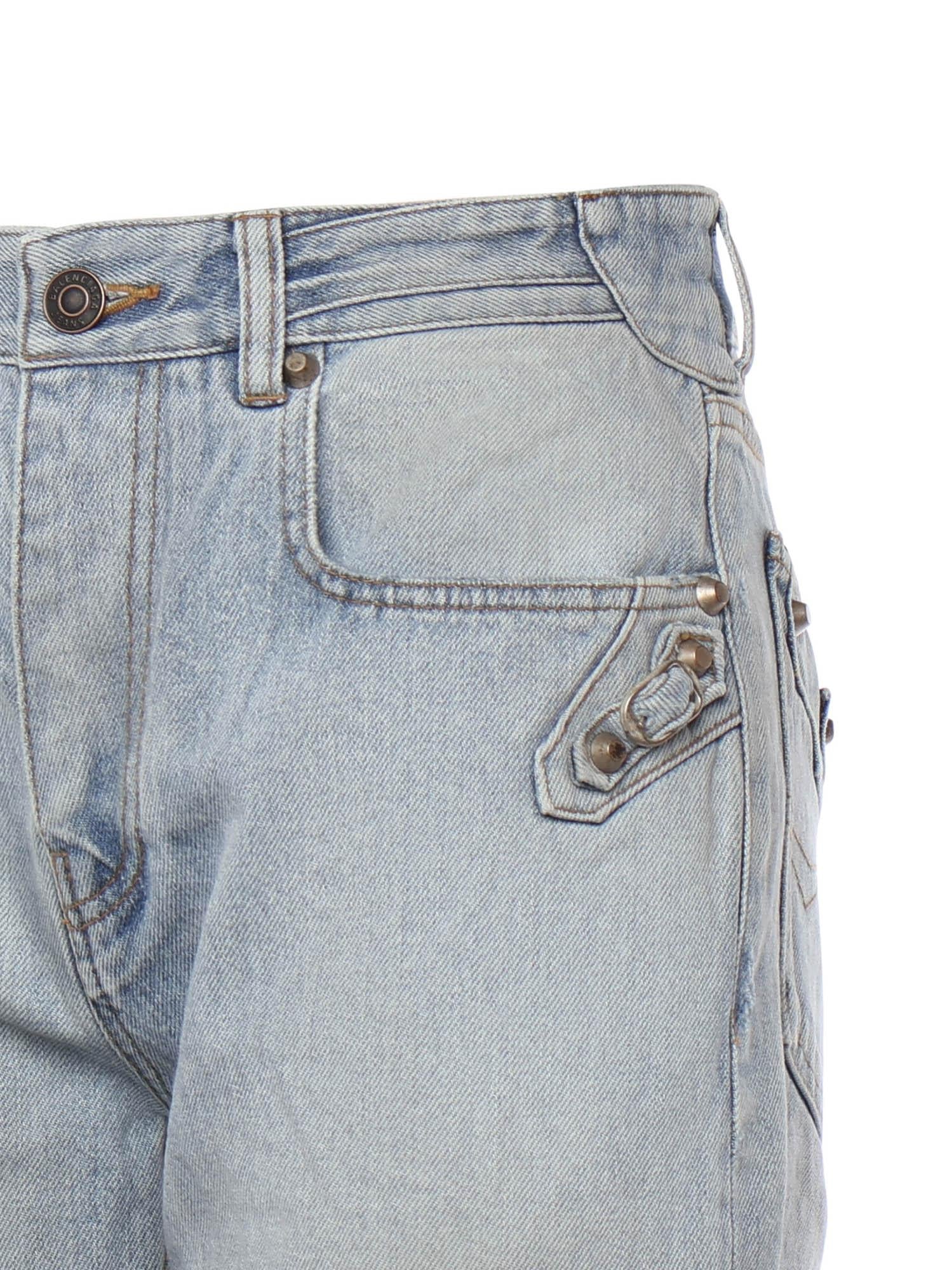 Jeans dritti City in denim di cotone 849953 TTW744200 BALENCIAGA 