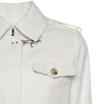 Shirt jacket in drill di cotone NAW0452317SYCZ B004 FAY 
