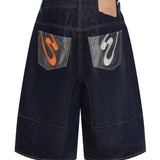 Short Positano in denim DFM03043DF201SILVE SILVE SILVE PDF CHANNEL 