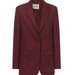 Blazer in misto lana DG6174 ROUGE NOIRE OTTOD'AME 