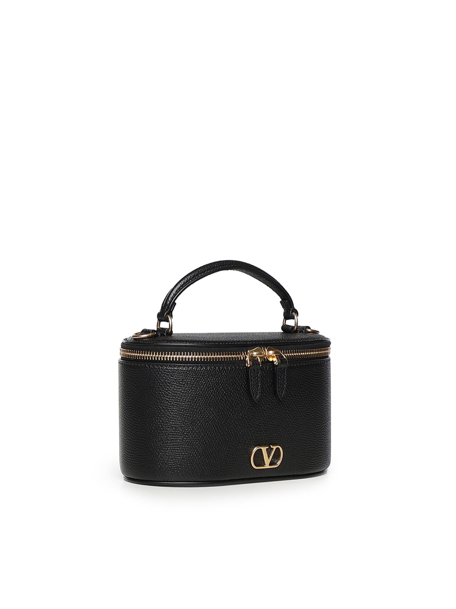 Mini Vanity Bag Vlogo Signature in vitello granato 8W0P0AX8 SNP0NO VALENTINO GARAVANI 