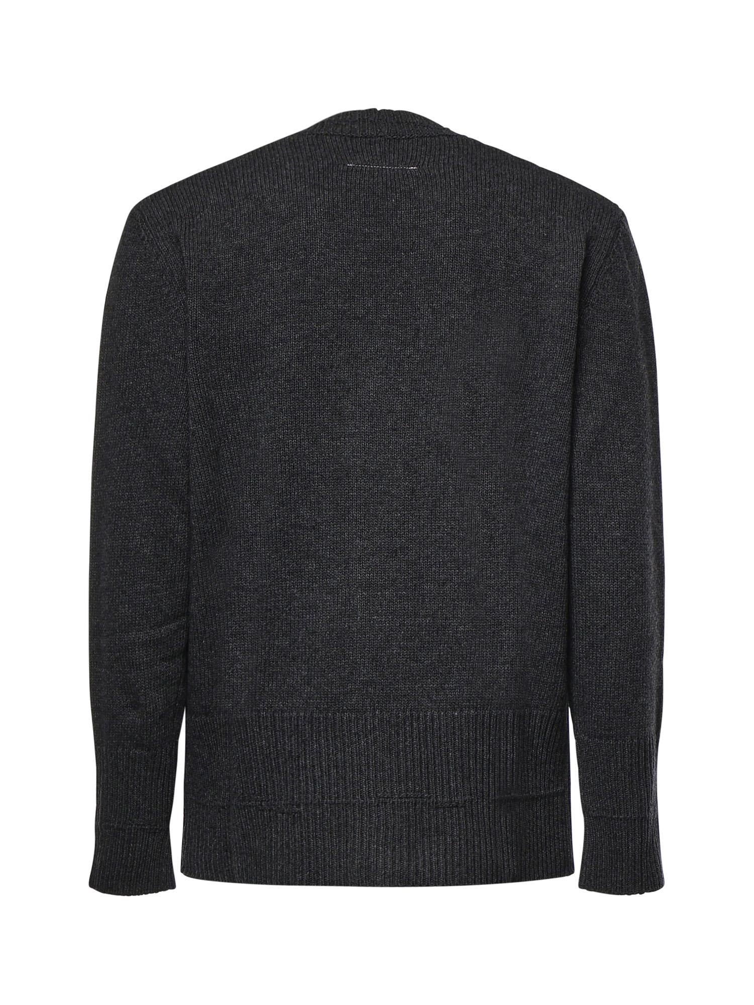Cardigan in lana SH0HP0014 M13287855M MM6 Maison Margiela 