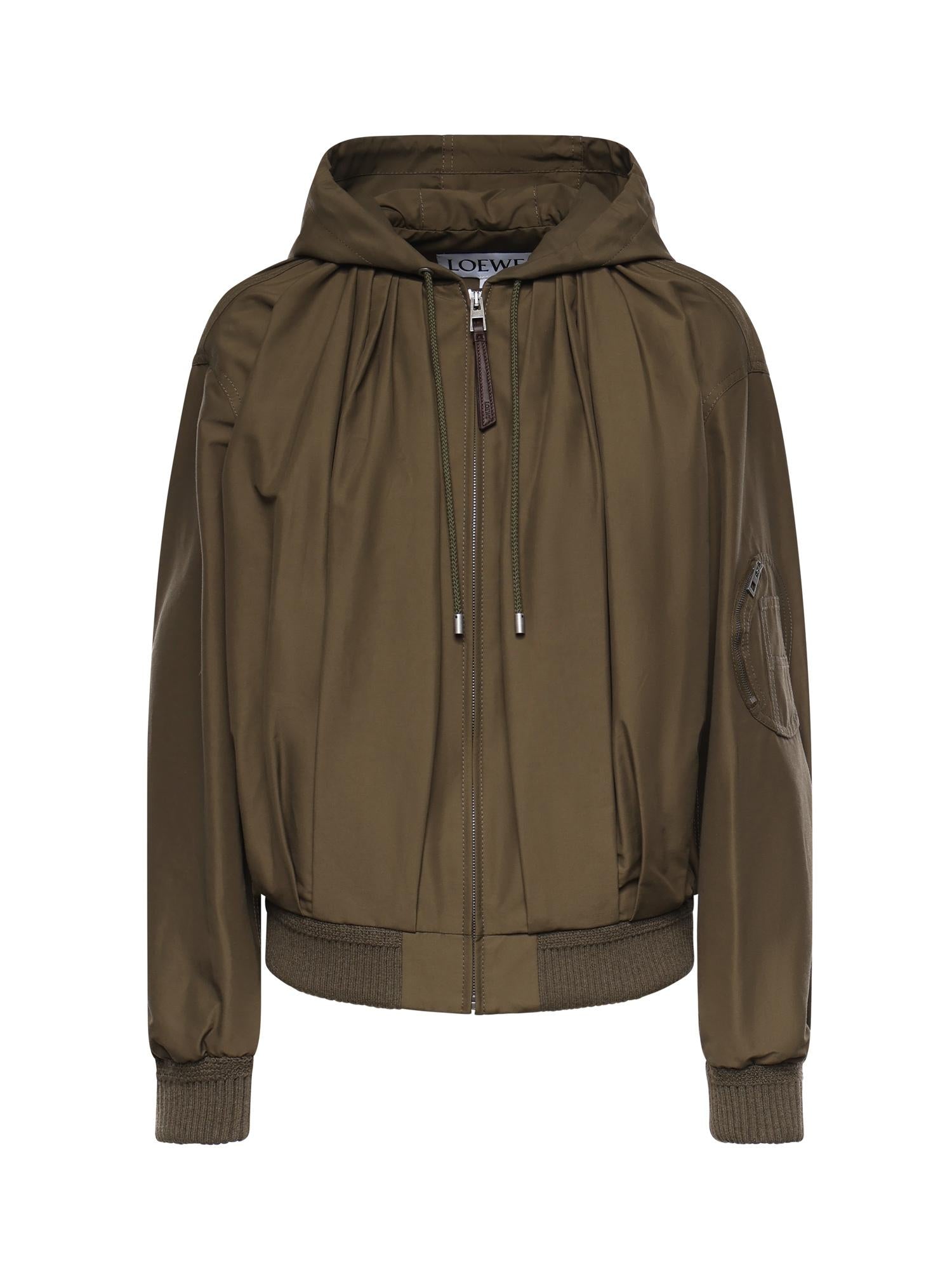 Giacca con cappuccio in misto cotone S359Y02XFA 4160 LOEWE 