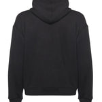 Felpa con zip HUGEL NERO GIULIANO GALIANO 