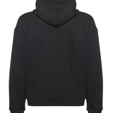 Felpa con zip HUGEL NERO GIULIANO GALIANO 